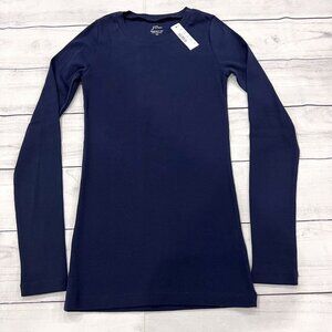 🆕NWT J.Crew Perfect Fit Navy Crewneck Tee